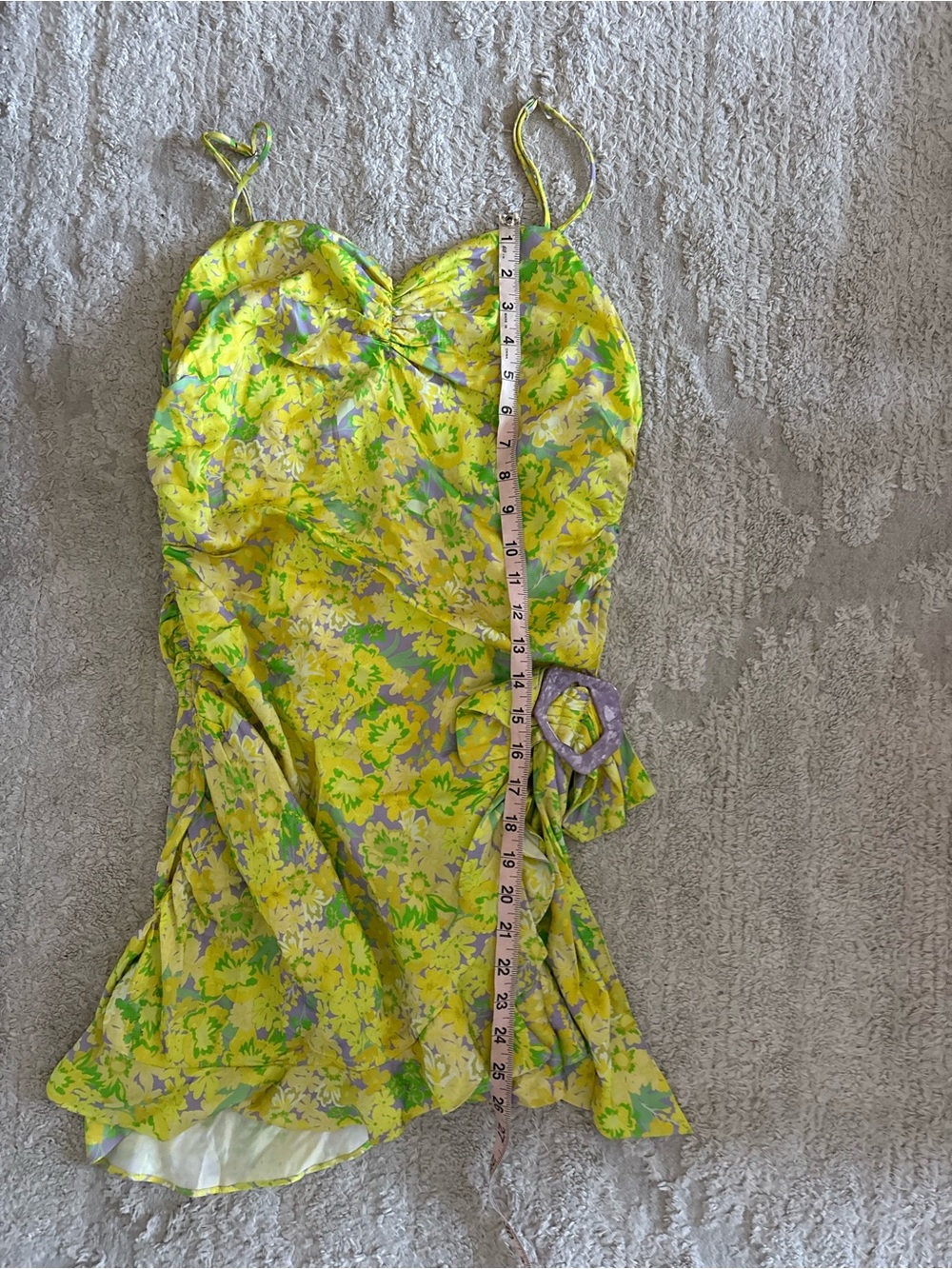 For Love & Lemons Dubois Mini Dress in Freedom Floral Size M - Picture 8 of 8